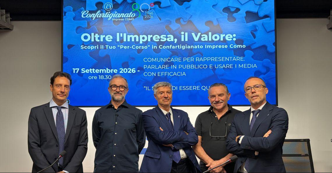 PER-CORSO FORMATIVO DIRIGENTI CONFARTIGIANATO COMO: COMUNICARE PER RAPPRESENTARE, SI CHIUDE “OLTRE L’IMPRESA, IL VALORE”